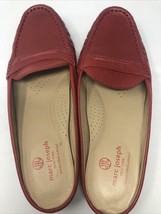 Marc Joseph New York East Village Loafer Lawrence Mule Sz US 10 Red leather - $34.65