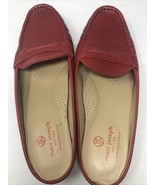 Marc Joseph New York East Village Loafer Lawrence Mule Sz US 10 Red leather - $47.39 CAD