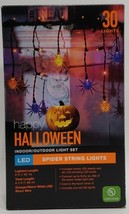 Happy Halloween Indoor/Outdoor LED Spider String Light Set, 30 Lights - $16.82