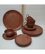 Brown DESERT FLOWER BY INTERNATIONAL MELAMINE/MELMAC dish set plate cup ... - £23.10 GBP