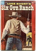 Luke Short&#39;s Six Gun Ranch- Four Color Comics #580 1954 VG+ - $50.44