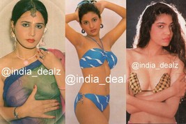 3 x Risque Art Photo Colour Photograph India Woman Busty Models 4x6 inch Reprint - £6.61 GBP
