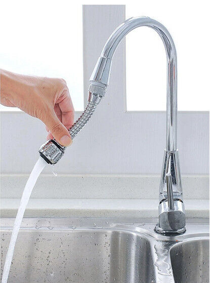 360° Flexible Faucet Extender Bendable Kitchen Sink Tap Spray  - $6.64