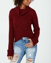 Hooked up by Iot Juniors Marled Cowl-Neck Sweater, Small - £19.52 GBP