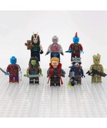 8pcs Guardiians of the Galaxy Minifigure Set With Weapons &amp; Accessories - £28.36 GBP