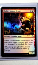 2015 MTG Magic the Gathering Origins AP Artist Proof Foil Subterranean Scout /30 - £34.37 GBP