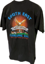 Men's Vintage 1995 Harley Davidson T- Shirt Cleveland OH Rock N Roll Sz Large image 4