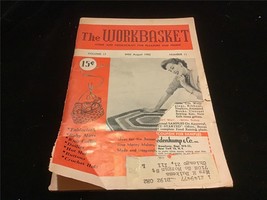 Workbasket Magazine August 1952 Crochet a Rug in Cluster Stitch, Ruffled Doily - £4.72 GBP