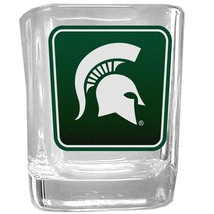 Michigan State Spartans Shot Glass Square NCAA College Souvenir Fan Gear... - $39.99