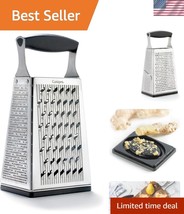 Premium 4-Sided Box Grater with Surface Glide Technology - Effortless Gr... - $40.50