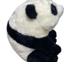 Rare Pier One Imports Plush  Black White Vintage  Panda Bear Stuffed Animal - $15.59