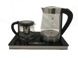 Double Glass Digital Kettle Tea Maker  Electric Turkish 2.5L Tea Pot 1.0L  - £97.37 GBP