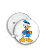 Donald Duck BUTTON Pin Pinback Buttons Badge Gift - $2.99