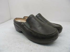 4Eursole Women&#39;s Slip-On Comfort 4Ever RKH223 Moc-Toe Shoes Olive Size 6W - £34.15 GBP