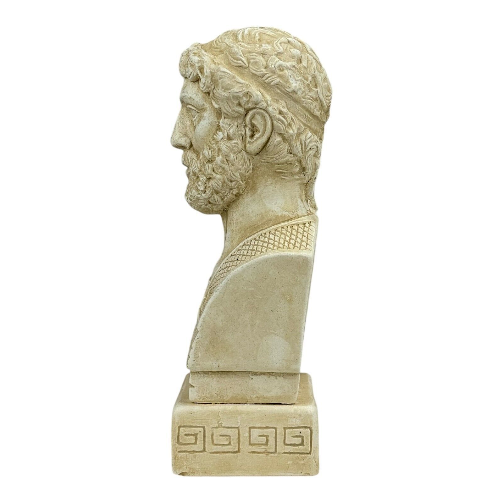 Phillip II King of Macedon Bust Hard Plaster Statue Sculpture Item image 3