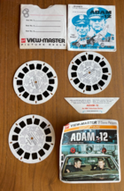 ADAM-12 View Master 3 Reel Set &amp; Color Booklet Vintage GAF - $15.00