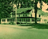 Harvey Lake Inn Northwood NH New Hampshire Rte 202 Motel Postcard 1948 - £2.80 GBP