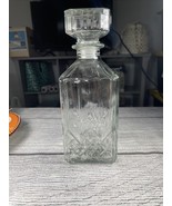 Vintage Glass Decanter With Stopper - $10.00