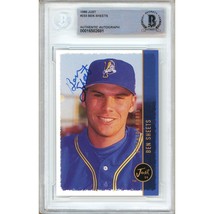 Ben Sheets Milwaukee Brewers Auto 1999 Just Minors Card #233 BAS Autograph Slab - £55.05 GBP