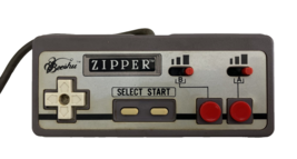 Nintendo Nes Beeshu Zipper Controller Game Control Vintage Grey Tested - £27.38 GBP
