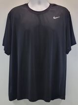 L4) The Nike Tee Dri Fit Men Black Polyester T-Shirt 3XL - $14.84