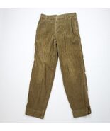 Vintage 90s Streetwear Mens Size 32x32 Faded Pleated Corduroy Chino Pant... - $1,094.83 MXN