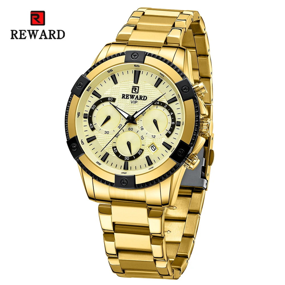 Casual Watch for Men Luxury Stainless Steel Wristwatch Fashion Quartz An... - £39.93 GBP
