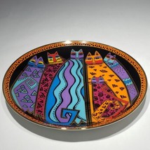 Franklin Mint Heirloom 1996 Laurel Burch Plate Santa Fe Felines Fine Porcelain - £19.94 GBP