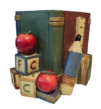 Artisan Flair School Days Collection Pencil Holder Trinket Box Decor Teacher 3&quot; - £31.28 GBP