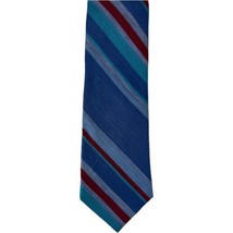 Robert Graham Blue Striped Men&#39;s Silk Neck Tie Necktie Elegant Preppy Ha... - $14.00