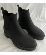 Jeffrey Campbell Black Waterproof Chelsea Rain Boots size 9 - £27.09 GBP