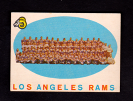 1959 Topps Football #76 Los Angeles Rams Unmarked NM - £8.93 GBP