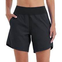 Willit Size 12 Womens 7&quot; Quick Dry Swim Board Shorts High Waisted Trunks... - £24.86 GBP