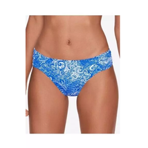 LRL Ralph Lauren Blue Artisanal Woodblock Paisley Hipster Bikini Bottom 12 New - £30.55 GBP