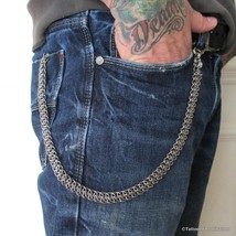 Chainmail wallet chain, stainless steel GSG weave - £103.91 GBP