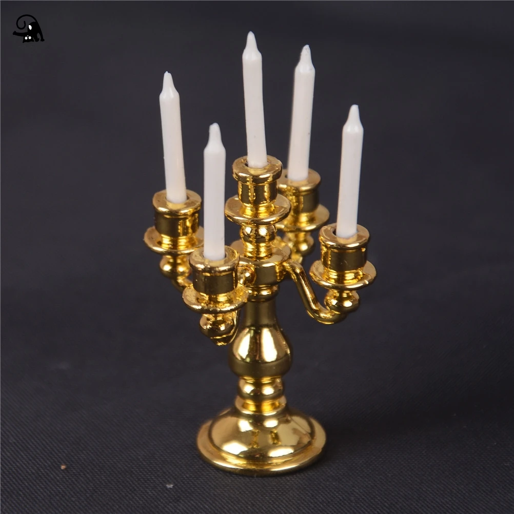 1/12 Scale Doll House Candlestick Dollhouse Miniature Furniture Accessories - £9.47 GBP