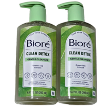 2 Biore Clean Detox Gentle Cleanser Green Tea Extract For Normal Combina... - $29.99