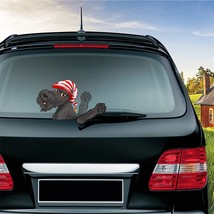 Schnauzer Dog Removable Car Styling Waving Wiper Stickers and Decals PVC... - $76.19