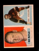 1957 Topps #51 Bill Mcpeak Ex Steelers *X79267 - £2.70 GBP