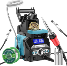 YIHUA 939D+ III EVO 110W Soldering Station Kit, LCD, 4 Presets, Tips, Wi... - $3,056.44 MXN