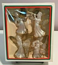Santas World Set of 4 ANGELS Kurt S. Adler Old World Christmas Ornaments w/ Box - £15.92 GBP