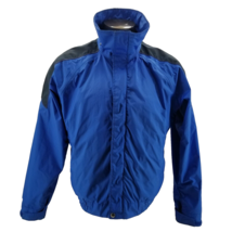 The North Face Extreme GoreTex Jacket Womens Large Waterproof Blue  80s Zip - £30.50 GBP