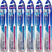 Lion Clinica Advantage Toothbrush Soft, Extra Compact Head 6 Count Japan - £105.77 GBP