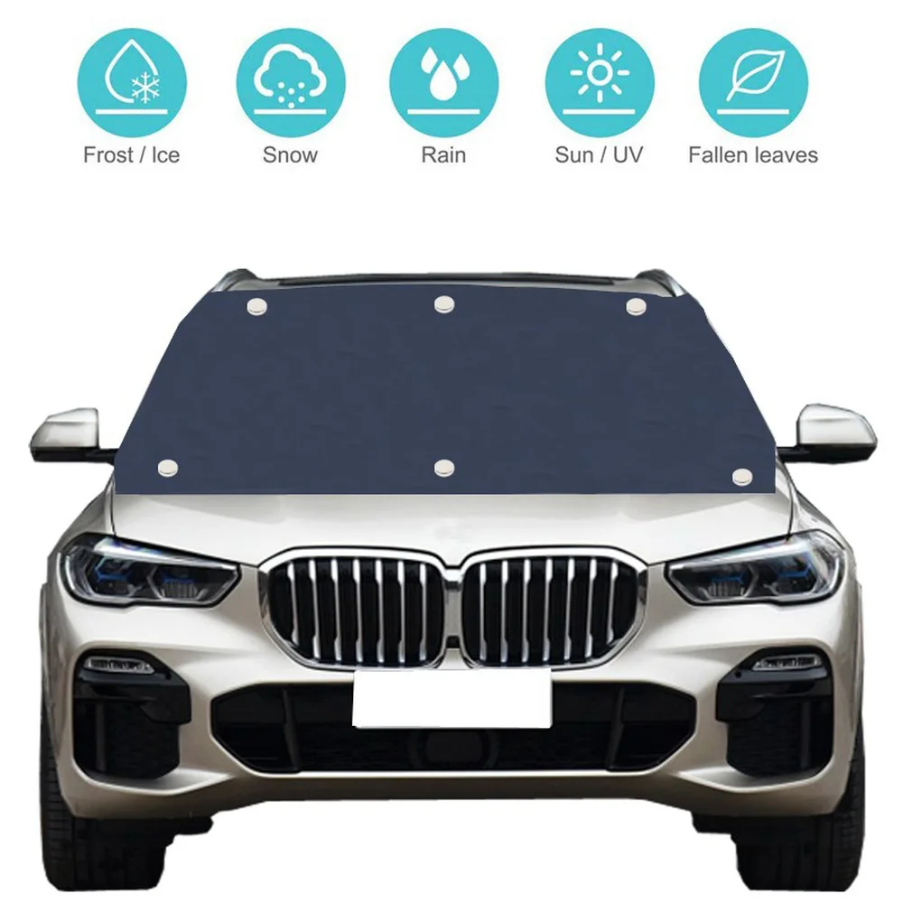 210*120cm Magnetic Car Sun Shade Protector Auto Front Window Sunshade Cover Car - £12.21 GBP