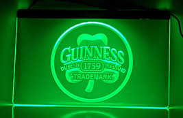 Guinness Beer LED Neon Light Sign Dublin Ireland Home Bar Sports Pub Irish Lager - £27.66 GBP