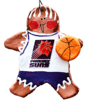 Phoenix Suns NBA Basketball Gingerbread Man Christmas Holiday Ornament 3&quot; - £11.64 GBP