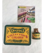 1991 Vintage  Crayola Collector&#39;s Tin Limited Tin Minus crayons + Xmas O... - €10,49 EUR