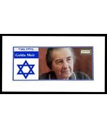Golda Meir Prime Minister of Israel Signature Museum Framed Ready to Dis... - $2,474.01