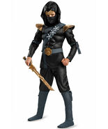 SHADOW NINJAS NIGHT FURY BLACK NINJA CHILD HA... - $36.51