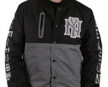 Reason Ny Ropa Negro y Plata Mundo Clase Crew Ripstop Universitaria Chaq... - $96.75